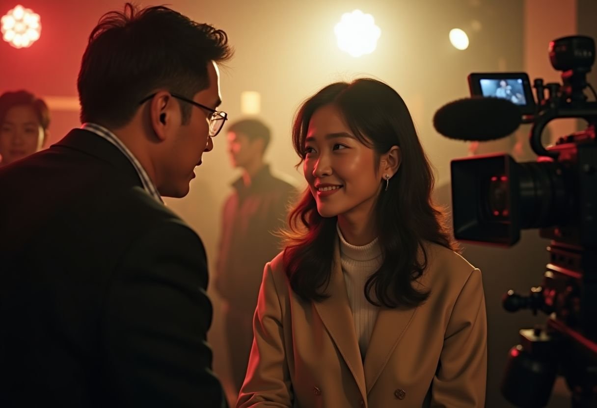 今日头条黑料 - 知名导演疑似出轨女二号，片场暧昧画面曝光